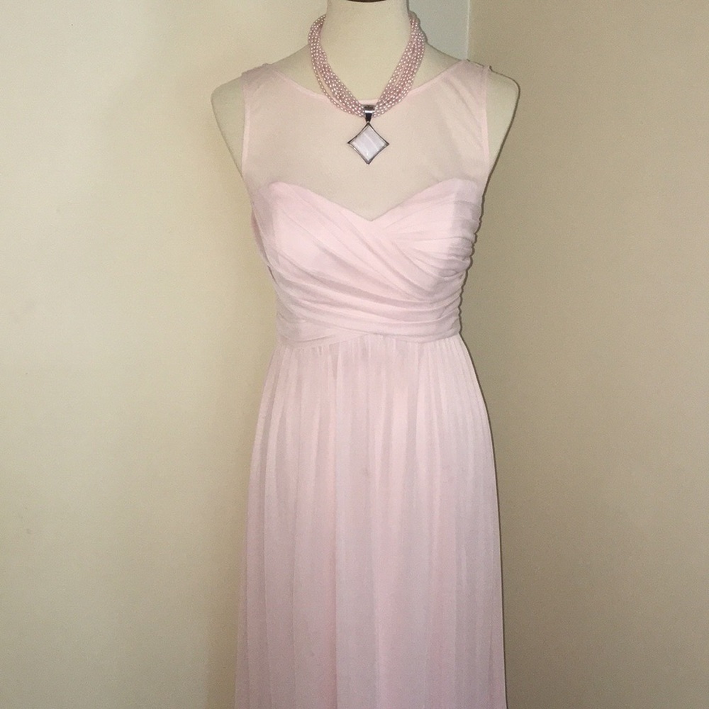 🌷David’s Bridal- Long Formal Pink Gown